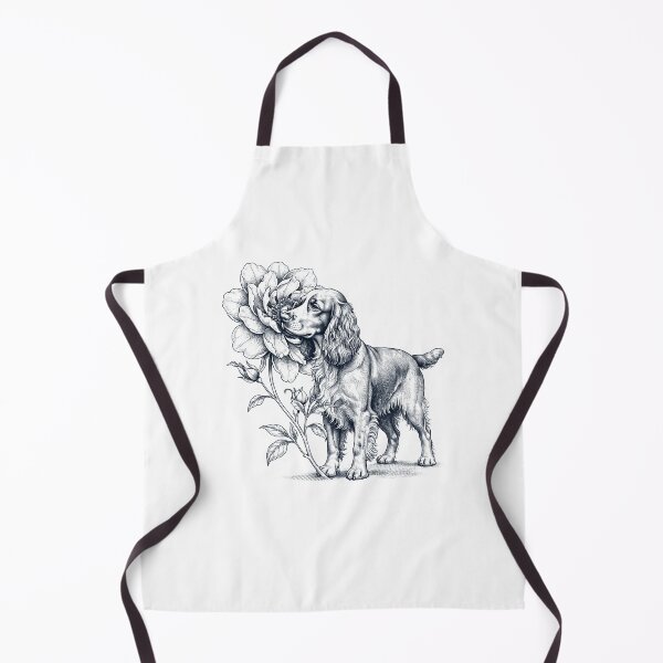 Item preview, Field Spaniel Smell Flower Dog Lover designed and sold by dian-rody-crest.