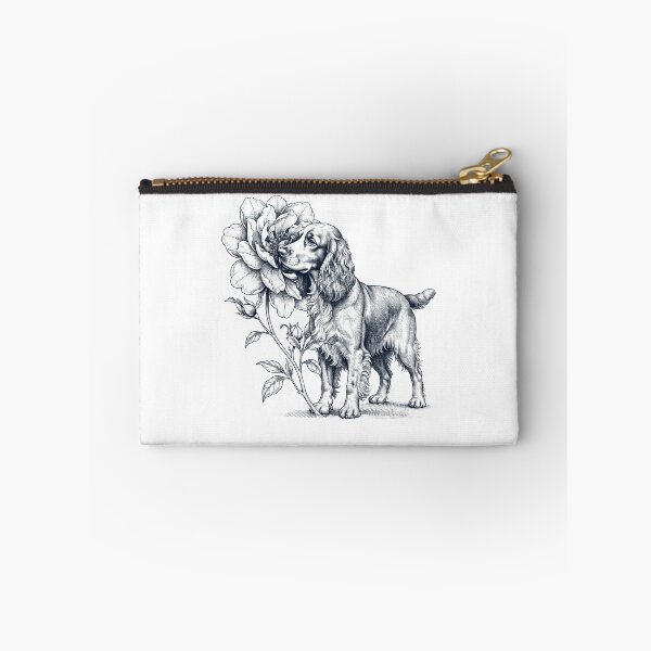 Item preview, Field Spaniel Smell Flower Dog Lover designed and sold by dian-rody-crest.