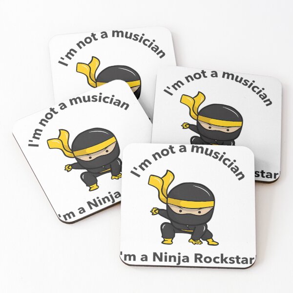 Item preview, I'M Not A Musician I'M A Ninja Rockstar designed and sold by haithamghanem.