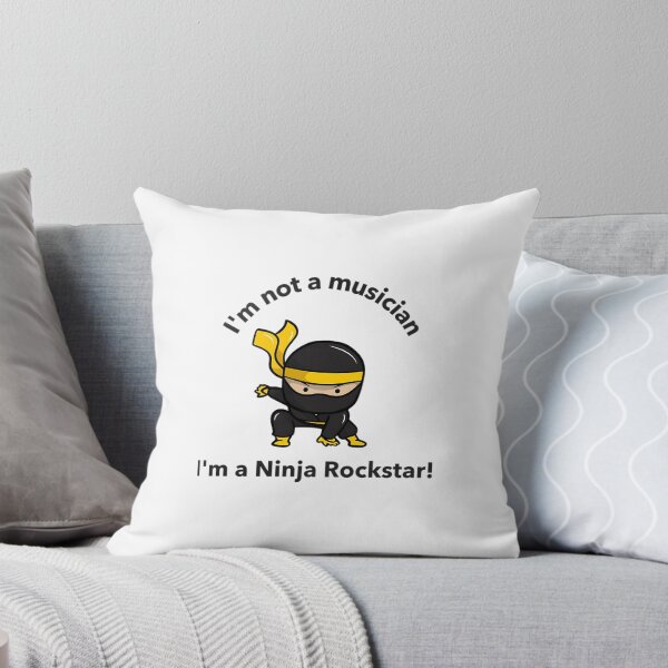 Item preview, I'M Not A Musician I'M A Ninja Rockstar designed and sold by haithamghanem.