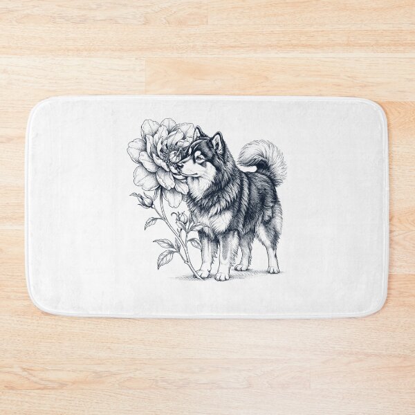 Item preview, Finnish Lapphund Smell Flower Dog Lover designed and sold by dian-rody-crest.