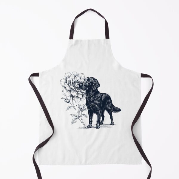 Item preview, Flat Coated Retriever Smell Flower Dog Lover designed and sold by dian-rody-crest.