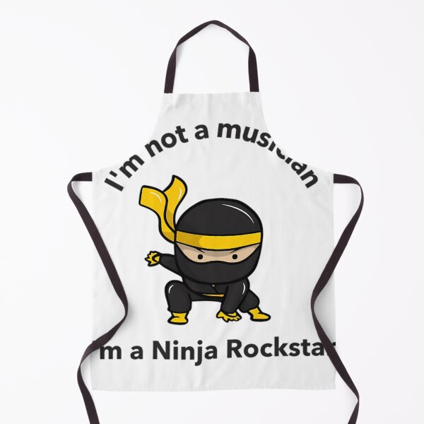 Item preview, I'M Not A Musician I'M A Ninja Rockstar designed and sold by haithamghanem.