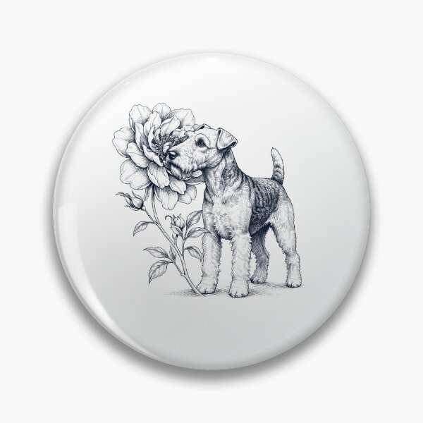 Item preview, Fox Terrier Smell Flower Dog Lover designed and sold by dian-rody-crest.