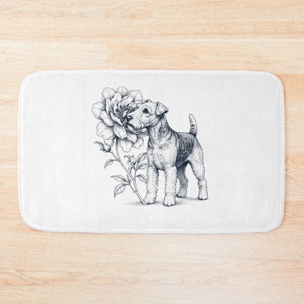 Item preview, Fox Terrier Smell Flower Dog Lover designed and sold by dian-rody-crest.
