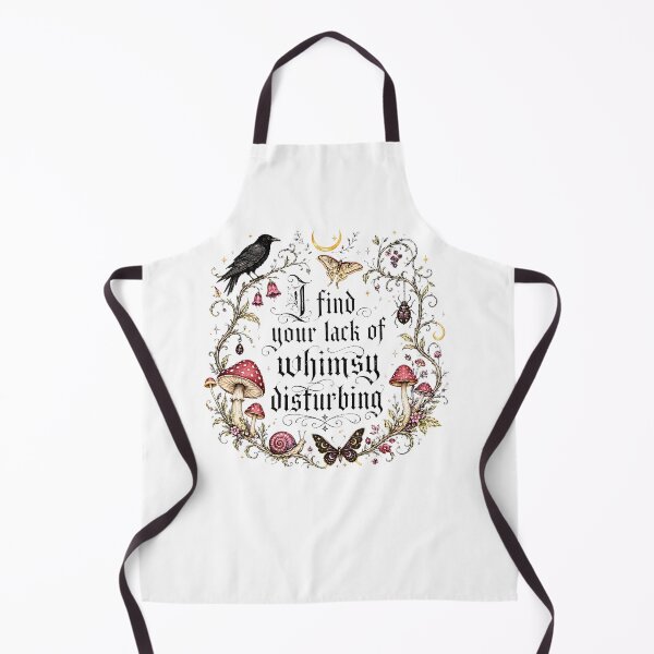 Item preview, I Find Your Lack Of Whimsy Disturbing Mushroom Crow Gothic designed and sold by Pider-Vampire.