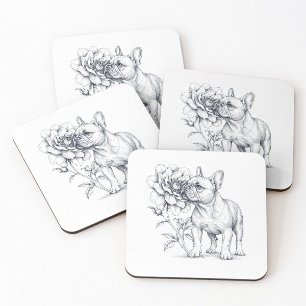 Item preview, French Bulldog Smell Flower Dog Lover designed and sold by dian-rody-crest.