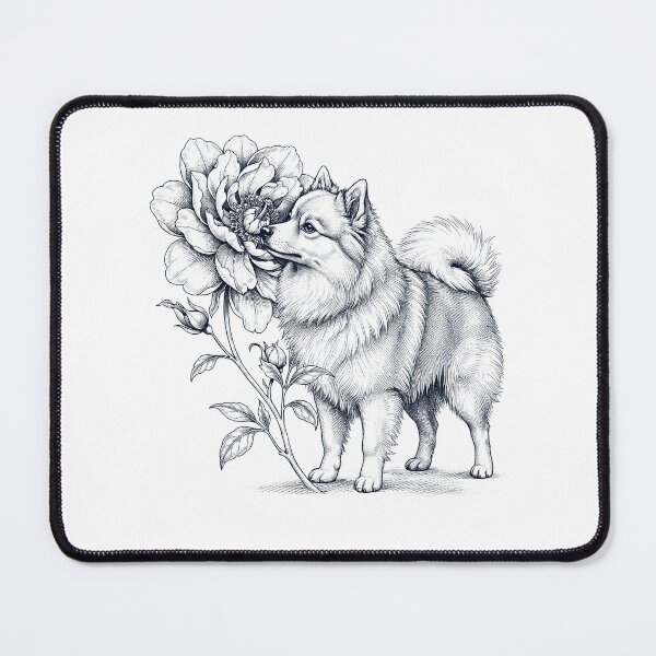 Item preview, German Spitz Smell Flower Dog Lover designed and sold by dian-rody-crest.