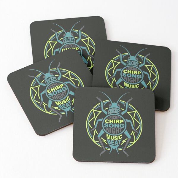 Item preview, Cricket Chirp Night Song Music Typography Insect Art designed and sold by KiwiRider.