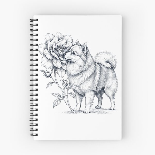 Item preview, German Spitz Smell Flower Dog Lover designed and sold by dian-rody-crest.