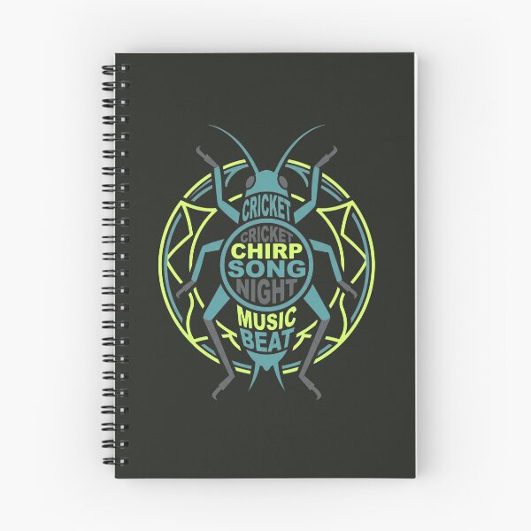 Item preview, Cricket Chirp Night Song Music Typography Insect Art designed and sold by KiwiRider.