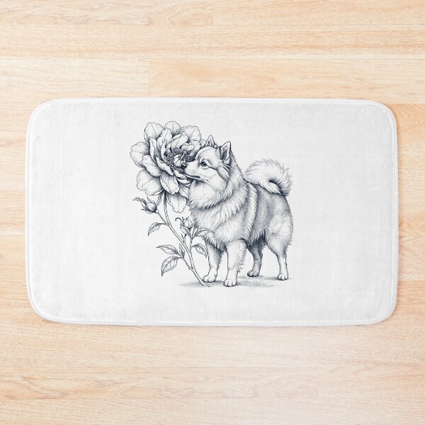Item preview, German Spitz Smell Flower Dog Lover designed and sold by dian-rody-crest.