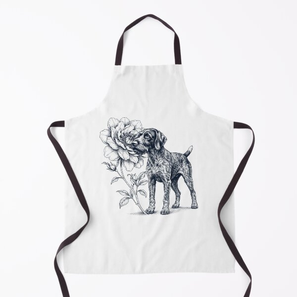 Item preview, German Wirehaired Pointer Smell Flower Dog Lover designed and sold by dian-rody-crest.