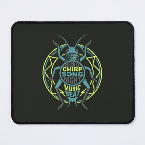Item preview, Cricket Chirp Night Song Music Typography Insect Art designed and sold by KiwiRider.