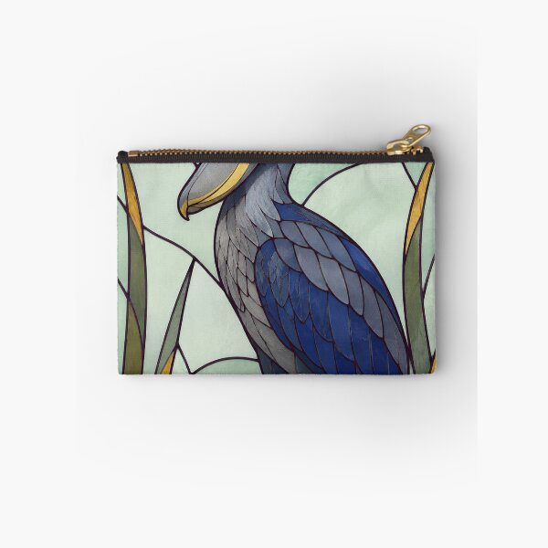 Item preview, Cobalt Shoebill Reed Window designed and sold by aihrgdesign.