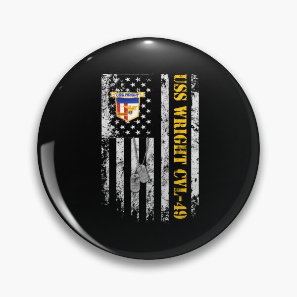 Item preview, USS Wright CVL-49 Veteran Military Emblem Navy Service Graphic designed and sold by Osstaramilua.