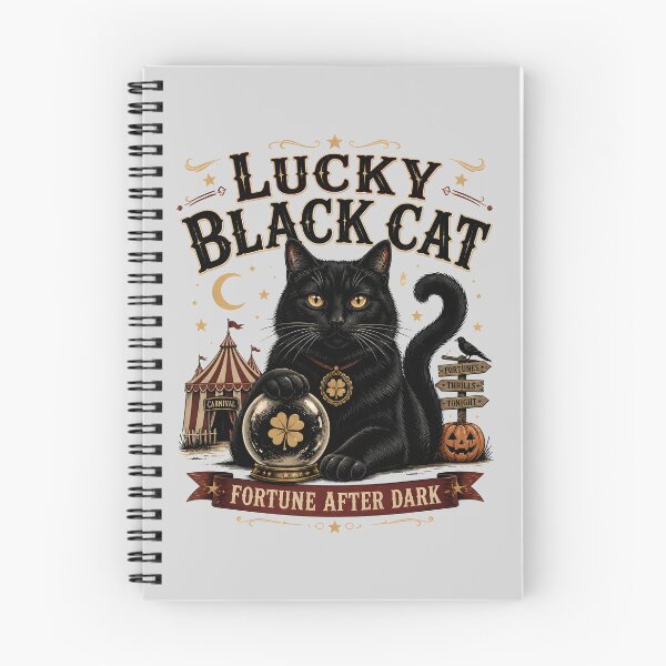 Item preview, Lucky Black Cat Black Cat Halloween Retro Poster designed and sold by BernoNickel.