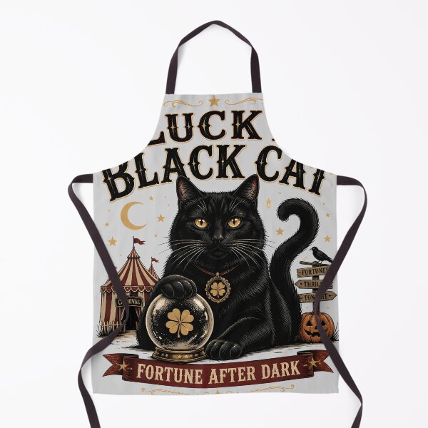 Item preview, Lucky Black Cat Black Cat Halloween Retro Poster designed and sold by BernoNickel.