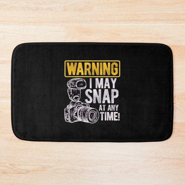 Item preview, Warning I May Snap At Any Time Photography Camera Graphic designed and sold by karimjcshaben.