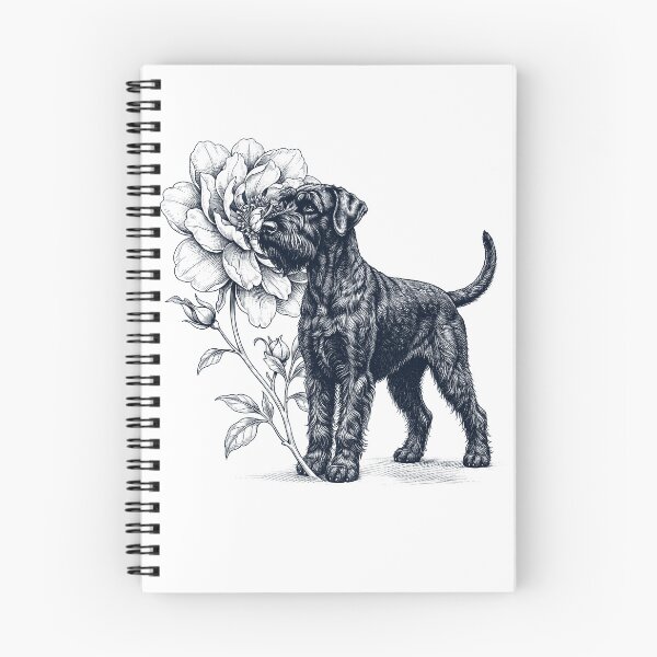 Item preview, Giant Schnauzer Smell Flower Dog Lover designed and sold by dian-rody-crest.