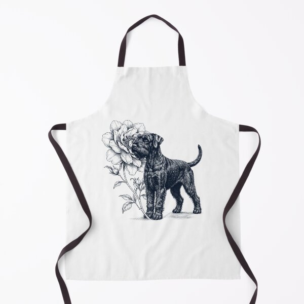 Item preview, Giant Schnauzer Smell Flower Dog Lover designed and sold by dian-rody-crest.