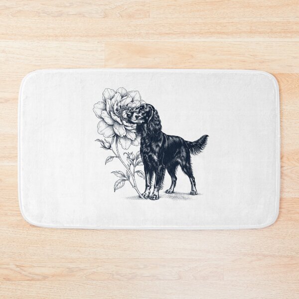 Item preview, Gordon Setter Smell Flower Dog Lover designed and sold by dian-rody-crest.