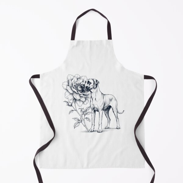 Item preview, Great Dane Smell Flower Dog Lover designed and sold by dian-rody-crest.