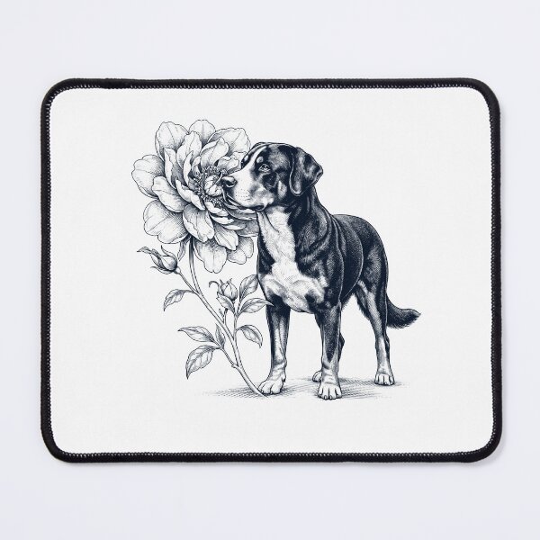 Item preview, Greater Swiss Mountain Dog Smell Flower Dog Lover designed and sold by dian-rody-crest.