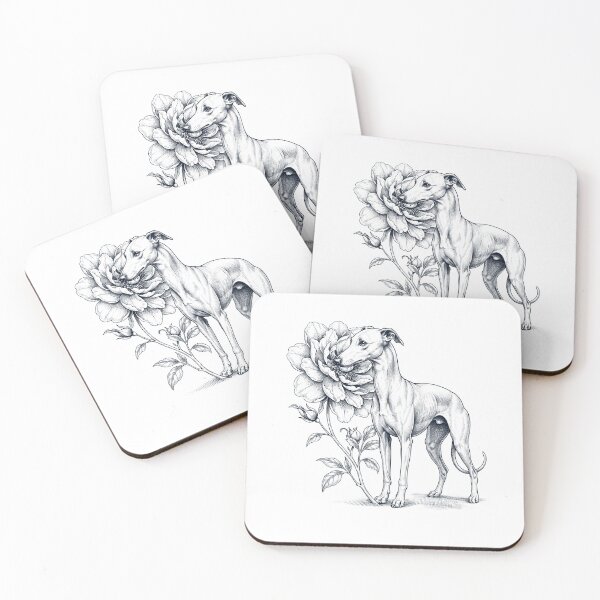 Item preview, Greyhound Smell Flower Dog Lover designed and sold by dian-rody-crest.