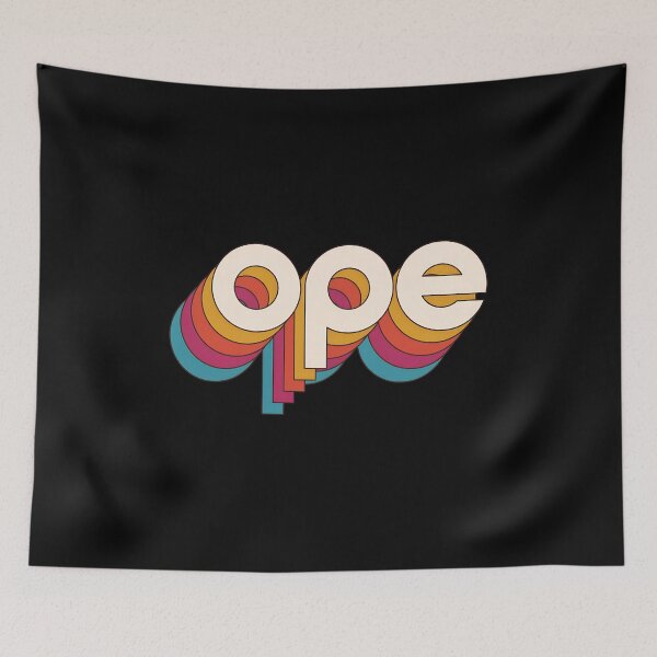 Item preview, Retro Ope Groovy Gradient Word  designed and sold by PATRTILLO.