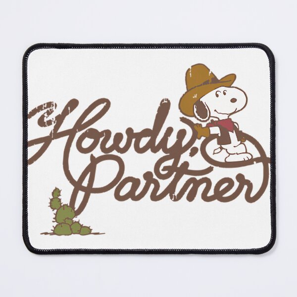 Item preview, Snoopy Cowboy Howdy Partner designed and sold by CapsuleOfLife.