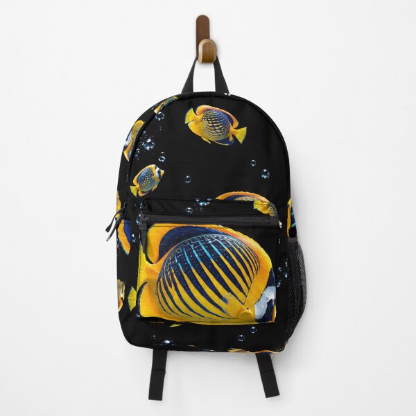 Item preview, vibrant angelfish in the black designed and sold by adamgu1234.