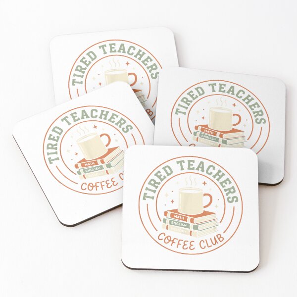 Item preview, Tired Teachers Coffee Club T-Shirt designed and sold by gidget-gadget.