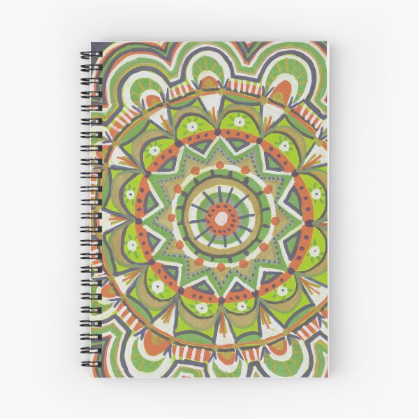 Item preview, Boho Radial Mandala in Olive Green designed and sold by Fani*.