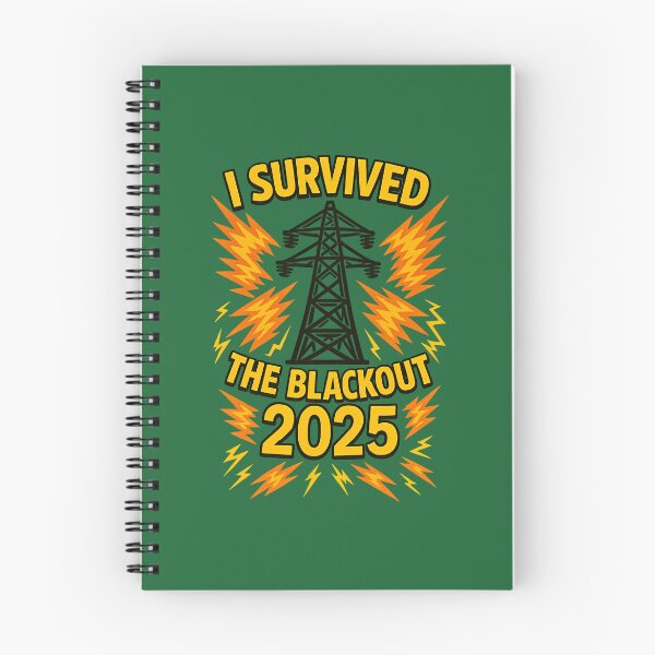 Item preview, I Survived Europe Power Blackout 2025 Sticker 726 designed and sold by IsaGalleryA.