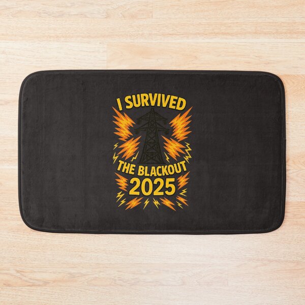 Item preview, I Survived Europe Power Blackout 2025 Sticker 726 designed and sold by IsaGalleryA.