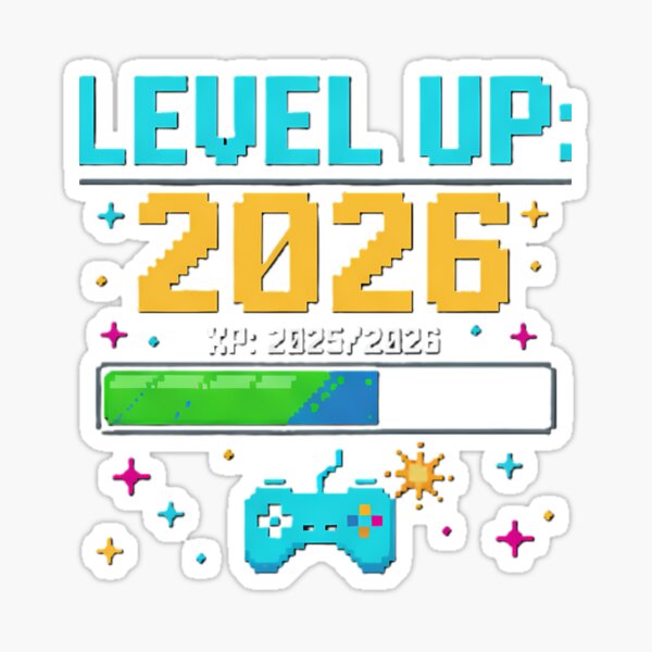 Item preview, Level Up 2026  Gamer New Year Xp Bar 786 designed and sold by IsaGalleryA.