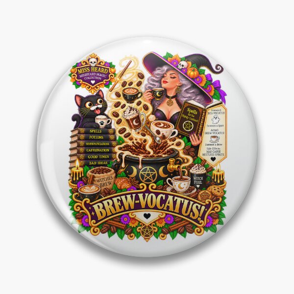 Item preview, MISS HEARD'S - ✨MISHEARD MAGIC COLLECTION✨ COLLECTION - THE HALLOWEEN INCANTATION - BREW-VOCATUS designed and sold by WheelieGdArt.