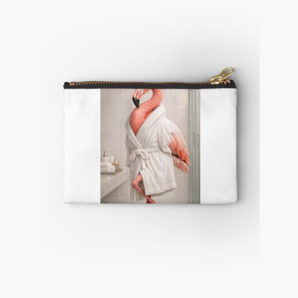 Item preview, Flamingo Bathrobe designed and sold by Sillytoe.