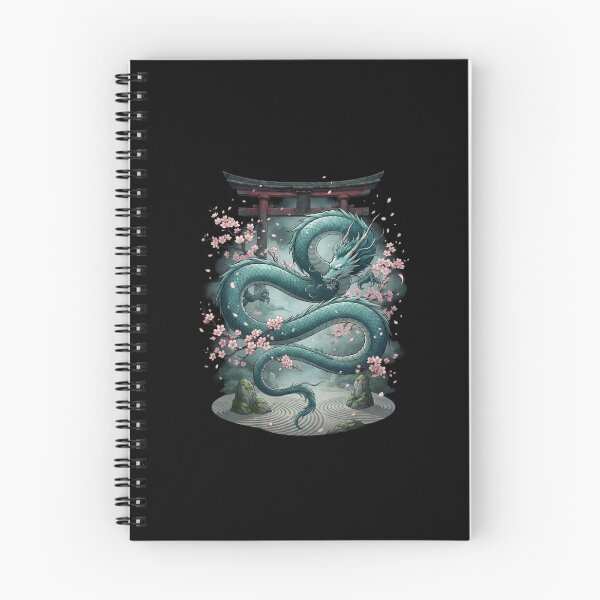 Item preview, Japanese Dragon Cherry Blossoms Torii Gate Fantasy Design designed and sold by Ostericaimusa.
