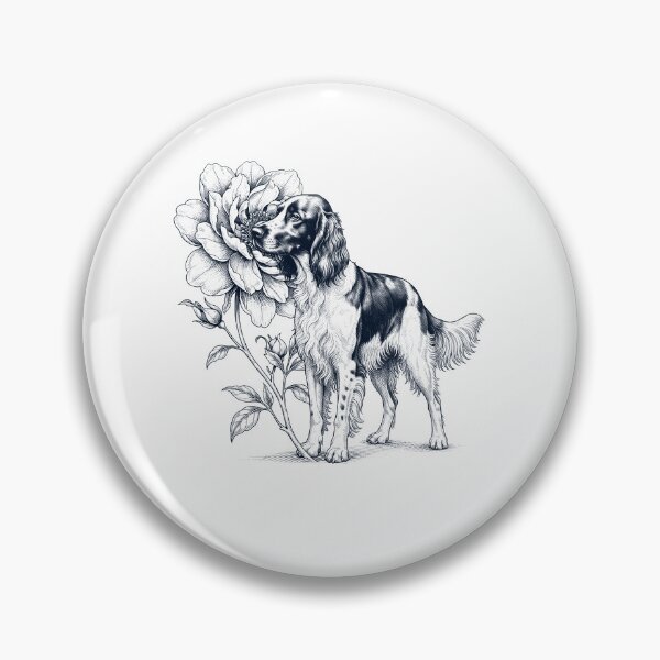 Item preview, Irish Red And White Setter Smell Flower Dog Lover designed and sold by dian-rody-crest.