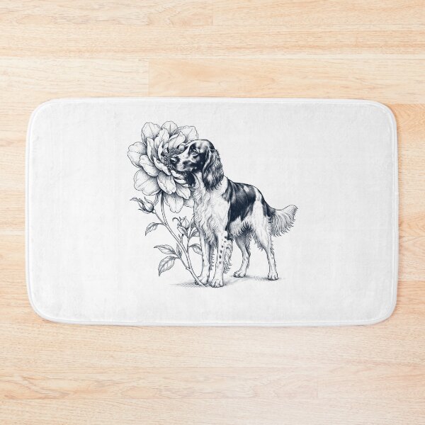 Item preview, Irish Red And White Setter Smell Flower Dog Lover designed and sold by dian-rody-crest.