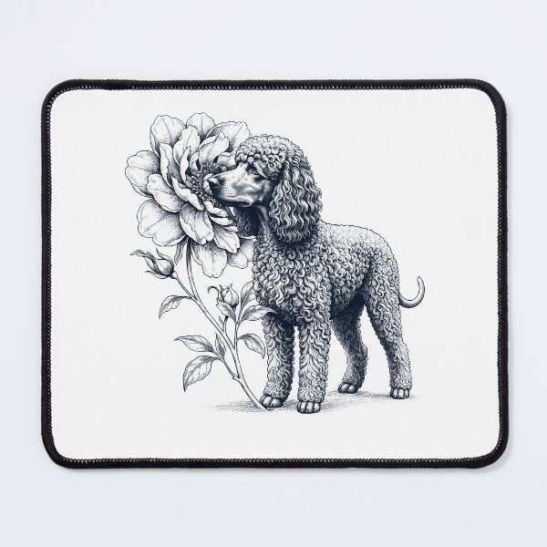 Item preview, Irish Water Spaniel Smell Flower Dog Lover designed and sold by dian-rody-crest.