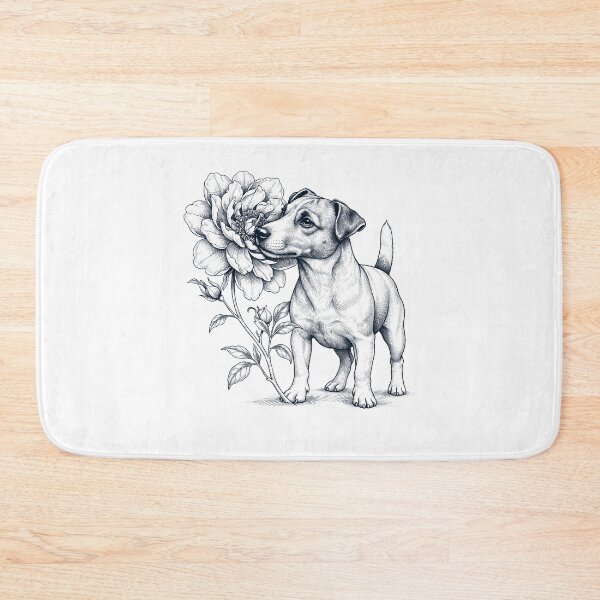 Item preview, Jack Russell Terrier Smell Flower Dog Lover designed and sold by dian-rody-crest.