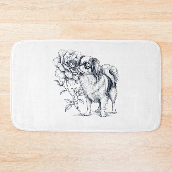 Item preview, Japanese Chin Smell Flower Dog Lover designed and sold by dian-rody-crest.