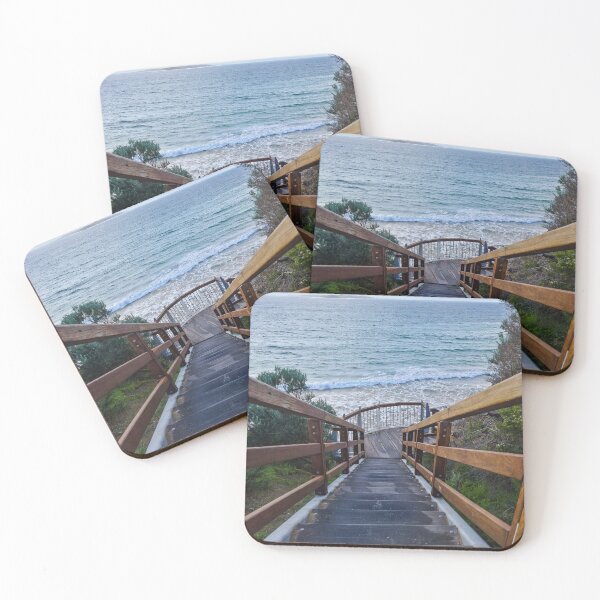 Item preview, Coastal Stairway to the Sea – Beach Escape designed and sold by shaynetwright.