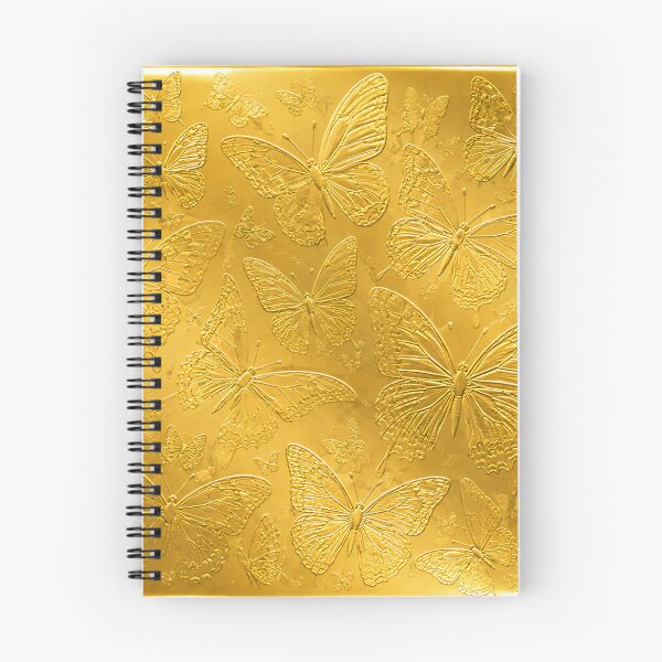 Item preview, Golden Butterfly Pattern | Luxurious Gold Embossed Butterfly Design designed and sold by Extravanganzza.