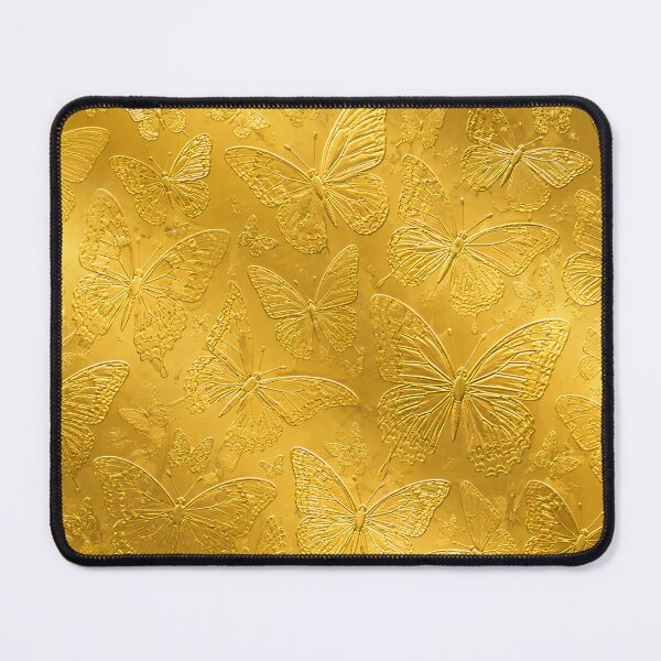 Item preview, Golden Butterfly Pattern | Luxurious Gold Embossed Butterfly Design designed and sold by Extravanganzza.