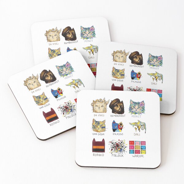 Item preview, Vintage Famous Art History Painter Cool-Looking Cat Graphic T-Shirt designed and sold by Badriiiii.