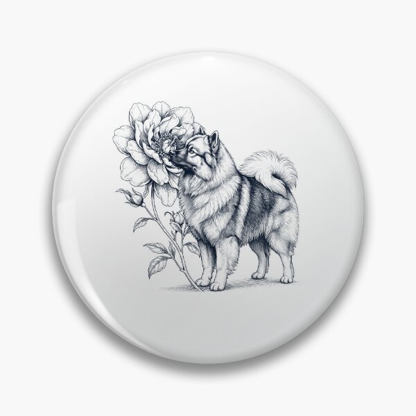 Item preview, Keeshond Smell Flower Dog Lover designed and sold by dian-rody-crest.